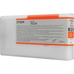 Epson T653A inkt cartridge oranje (origineel)